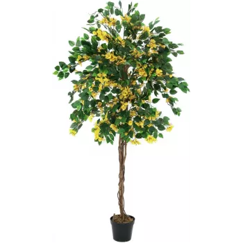 EUROPALMS bougainvillea konstgjord växt, gul, 180 cm 82507081