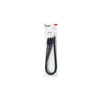 HellermannTyton SOFTFIX-XL återanvändbar buntband 580 mm x 28 mm svart 3-pack 115-28590