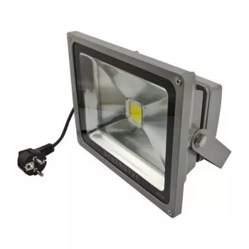 SYNERGY21 S21-LED-TOM01006 LED-utomhusstrålkastare 50W grå neutralvit