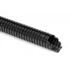 HellermannTyton 166-12013 HG-ELWS12-PA6-BK korrugerad skyddsslang, svart, 10 mm innerdiameter, 50 m