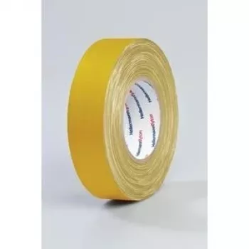 HellermannTyton HTAPE-TEX-19x10 allround vävtejp, gul, 19 mm x 10 m 712-00202