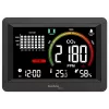 Technoline WL1028 CO2-monitor luftkvalitetsmonitor med larm svart