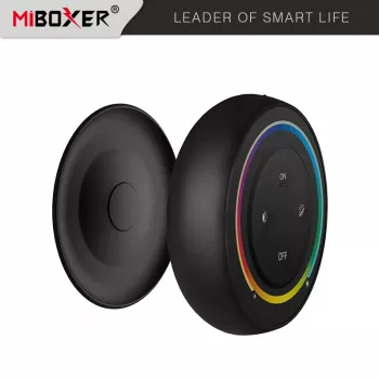 SYNERGY21 S2-g LED-fjärrkontroll RGB+CCT för MiLight/MiBoxer, 4 zoner, 2,4GHz, grå