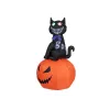 EUROPALMS Halloween uppblåsbar figur katt med pumpa, 183 cm 83316152