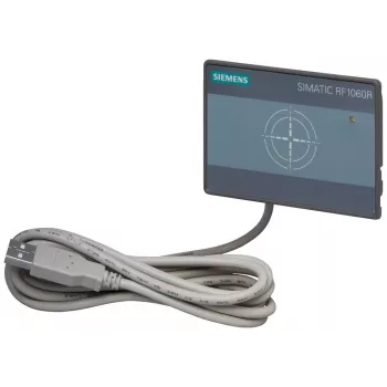Siemens 6GT28910UE50 SIMATIC RF200/RF300/RF600 PROFINET-kommunikationsmodul, 4 läsarportar, RS422, 24V DC, DIN-skena