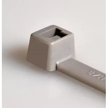 HellermannTyton T80R buntband, polyamid 6.6, grå, 360 mm x 4.6 mm, 100 st (116-08018)