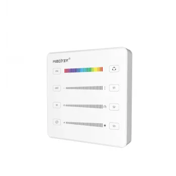 Miboxer Pixel LED smart panelkontroller RGB/RGBW/RGB+CCT (B6, vit)