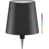 Wentronic Goobay trådlös LED-flasklampa, RGBW, svart (76571)