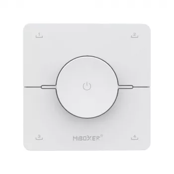 Miboxer K0 2,4GHz Dual White CCT LED-fjärrkontroll med vred, 4 scener, vit