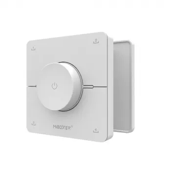 Miboxer K0 2,4GHz Dual White CCT LED-fjärrkontroll med vred, 4 scener, vit