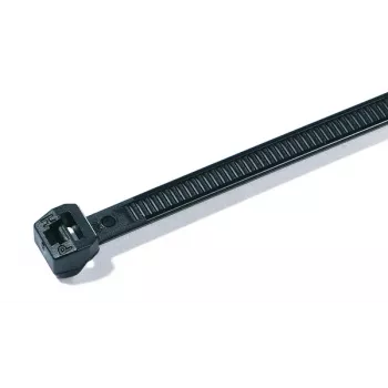 HellermannTyton T50MOS svart buntband, 245 mm x 4,6 mm, PA66, 100-pack 118-00128