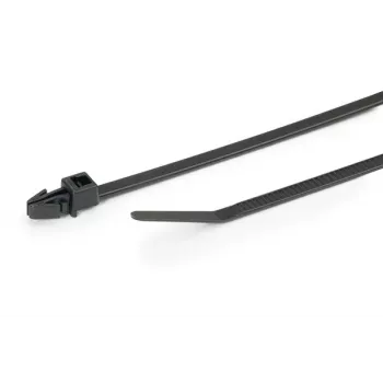 HellermannTyton T30RSF-PA66HS-BK (500) buntband 158 mm x 3,6 mm svart 500-pack 126-00329