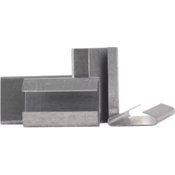 Banholzer & Wenz stålbandsclips C-form 16x27 mm 1000-pack (17331)