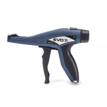HellermannTyton EVO7iSP buntbandsverktyg, blå/svart, 2,2-5,0 mm, jämnt snitt 110-77002