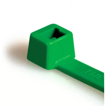 HellermannTyton T80L-N66-GN-C1 standardbuntband, 390 x 4,6 mm, grönt, 100 st 116-05415