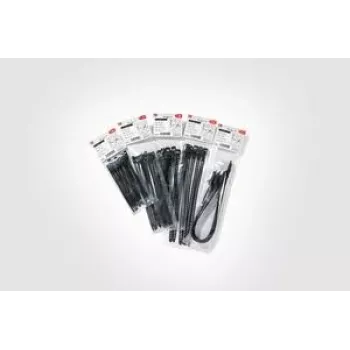 HellermannTyton SOFTFIX återanvändbart buntband 340 x 11 mm svart TPU, 6-pack (115-11350)