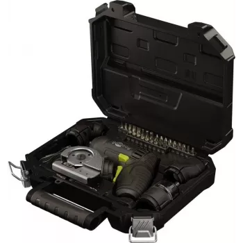 Goobay 77817 4-i-1 mini batteridriven skruvmejsel-set, 35 delar, pistolform, med 4 bits