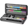 Goobay 77839 elektrisk precisionsskruvmejsel med batteri, 50 delar, LED