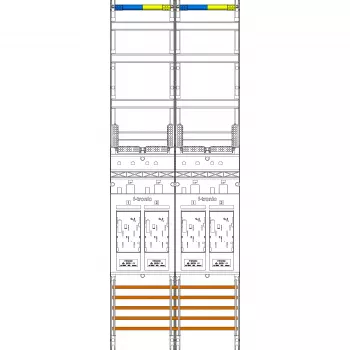 f-tronic mätarfält 2-fält E219 H=1350mm 4-eHZ 7143016