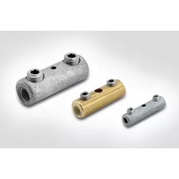 HellermannTyton 435-01508 förzinkad stål-jordledningskontakt M8 (100-pack)