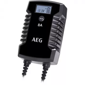 AEG LD8 10618 bilbatteriladdare 12V/24V 8A/4A automatisk