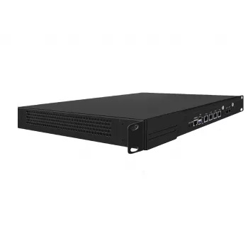 ALLNET 1U rackmonterad nätverksappliance barebone Intel N150, 4x 2.5GbE, 2x SFP+, DDR5, NVMe, HDMI, USB 3.2 ALL-RackPC-N150