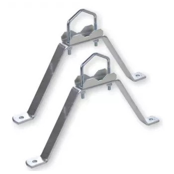 WEIß MHZ2060 väggfästesset stål 20 cm vit (39062)
