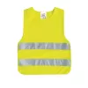 IWH 453502 barnväst EN 1150, fluorescerande gul, kardborreband, unisex