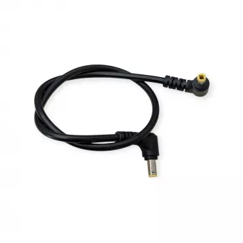 ALLNET DC-förlängningskabel 5,5mm x 2,5mm kontakt till uttag 0,49m svart ALL-Adapt-Ext5.5-2.5-490