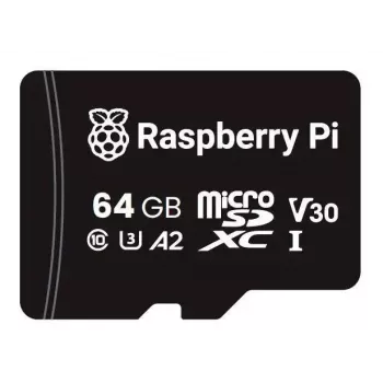 ALLNET Raspberry Pi 64GB Class 10 MicroSDXC-minneskort med Raspberry Pi OS RPI-MSD-64-OS