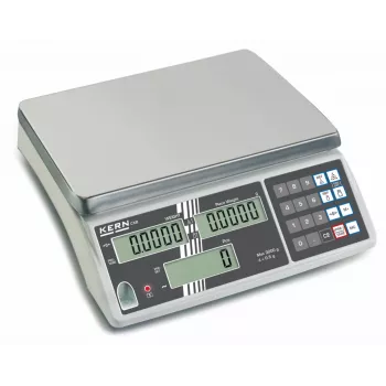 Kern CXB 30K2 räknevåg, 30 kg x 2 g, rostfri plattform, RS-232, batteri