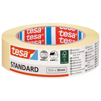 tesa 05087 målartäcktejp 50 m x 30 mm gul 05087-00000-03