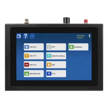 Megasat HD 7 Combo V2 satellitmätinstrument DVB-S/S2/T/T2/C DAB/DAB+ USB DiSEqC 1 (2600024)