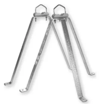 WEIß MHZ5060 väggfästesset stål 50 cm vit (39065)