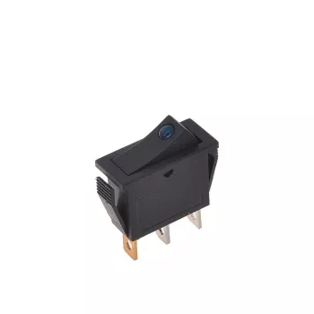 IWH blå vippbrytare 12V/24V 10A SPST PÅ-AV belyst panelmontering 19028