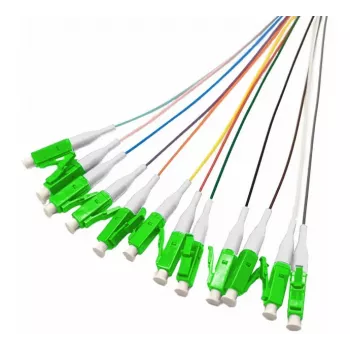 Tecline OM5 LC/UPC fiberoptiska pigtails, 12-pack, 2,0 m, färgkodade 20500018