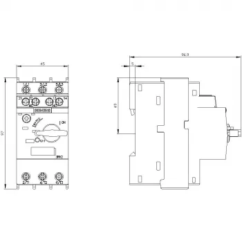 Siemens 3RV2021-1EA15 effektbrytare