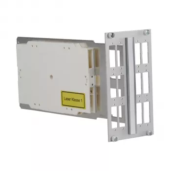 EFB-Elektronik 3U 14HP fiberoptisk modulbärare för 12x SC duplex, obestyckad 53711.24