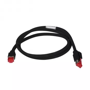 EFB Elektronik Cat.7 S/FTP LSZH patchkabel, RJ45, svart, 0,15 m K0700SW.0,15