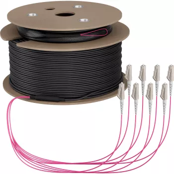 EFB Elektronik trunkkabel U-DQ ZN BH OM4 8G 1x8 LC-LC 70 m Dca LSZH - 70 m (O8322S70OM4)