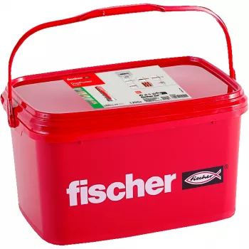 Fischer DuoPower 8x40 universalplugg, 1200 st, grå/röd 564116
