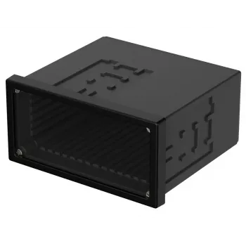 Bopla NGS 9408 UNINORM inbyggnadshölje, 96 x 48 x 85 mm, svart RAL 9005 17940801.MT1