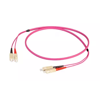 EFB Elektronik duplexjumper SC-SC 50/125µ OM4 LSZH erika violett flat twin 3x5mm 7,5m O0318FT.7,5