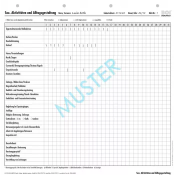 BOI Formulär för strukturering av sociala aktiviteter och vardagen, 50 blad 9206-00430