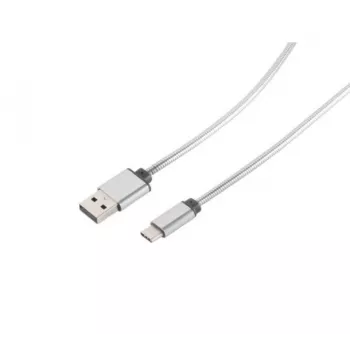 Exertis Connect 39910214 USB-C till USB-A-kabel, 1 m, USB 3.2 Gen 1, silver