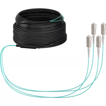 EFB Elektronik OM3 multimode fiberoptisk trunkkabel, 4 fibrer, SC-SC, 10 m, LSZH, Dca O8301S10OM3