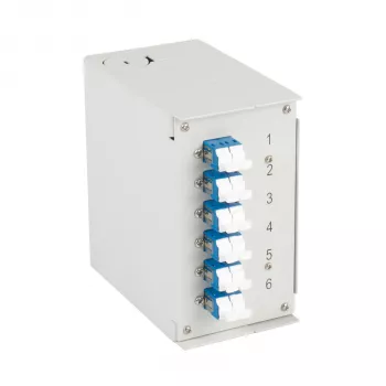 EFB Elektronik DIN-skenbox OS2 6x LC-duplexkoppling utan pigtails (BHS60921.6)
