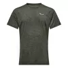 Salewa Puez Melange Dry kortärmad T-shirt Dark Olive Melange M