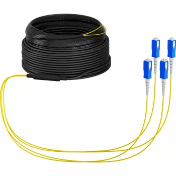 EFB Elektronik trunkkabel U-DQ ZN BH OS2 4E 1x4 SC-SC 20m Dca LSZH - fiberkabel - 20 m O8301S20OS2