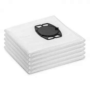 Kärcher 2.885-753.0 fiberduksfilterpåsar 5-pack för NT 5 våt-/torrsugare, 65-75 liter